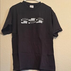 Gildan Black Short Sleeve Tee Minimalist Design